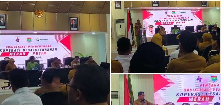 Rapat Pencanangan Sosialisasi pembentukan Koperasi Desa/Kelurahan Merah Putih